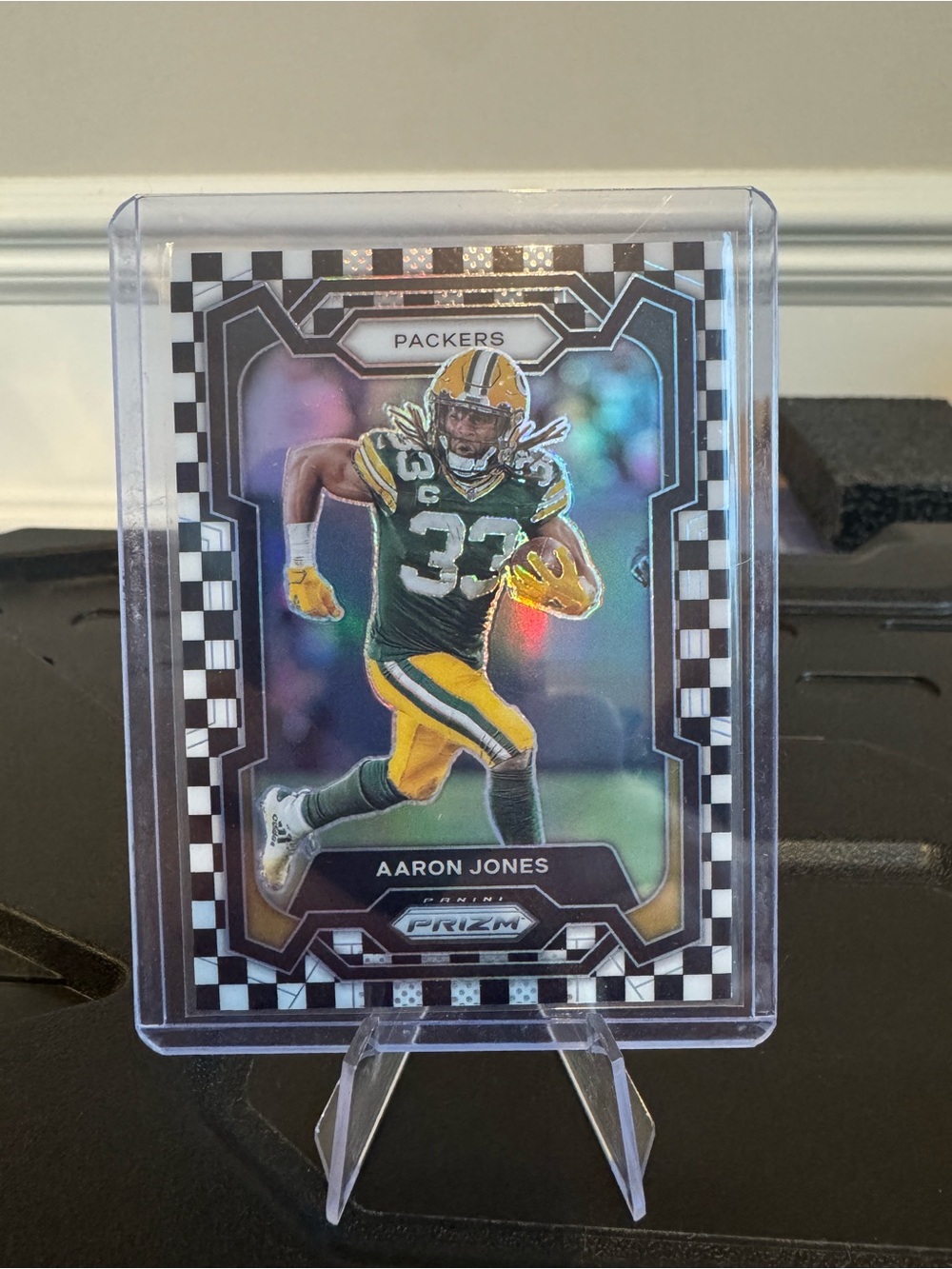 🔥 2023 Aaron Jones Panini Prizm Checkerboard Prizm. Green Bay